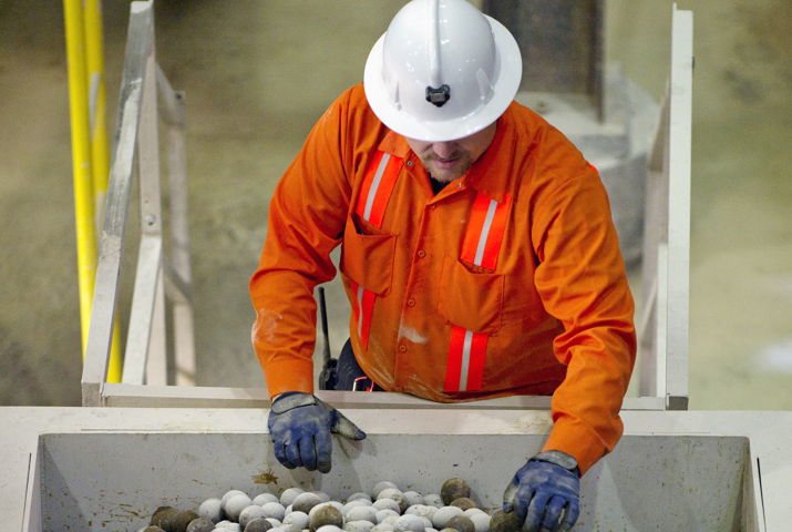 Mining operations - grinding balls for ball mill