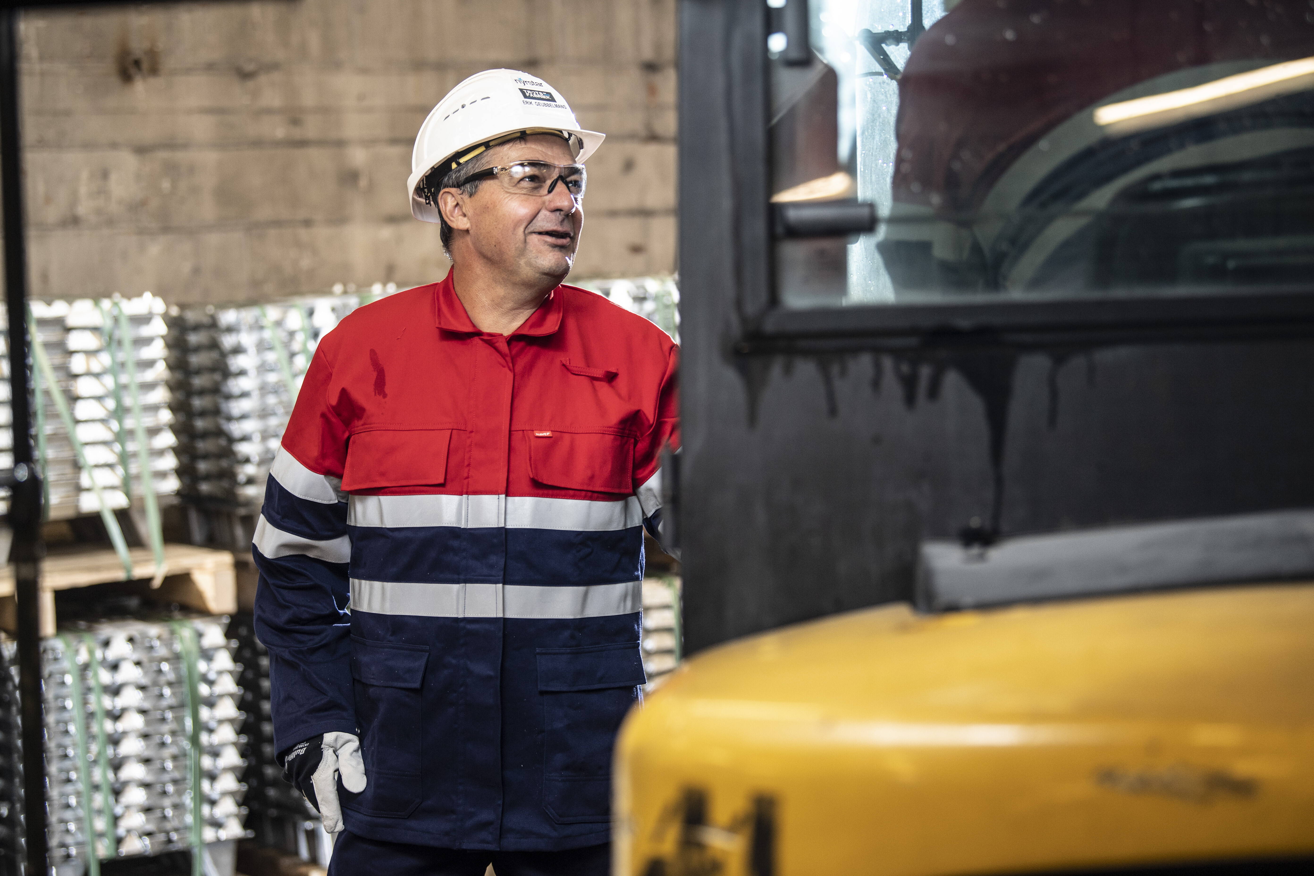 Erik Geubbelmans, Superintendent Melting & Casting at Nyrstar