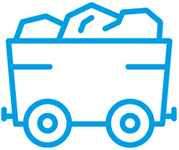 Icon of a mine cart