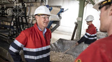 Reuse of raw materials ensures sustainable production