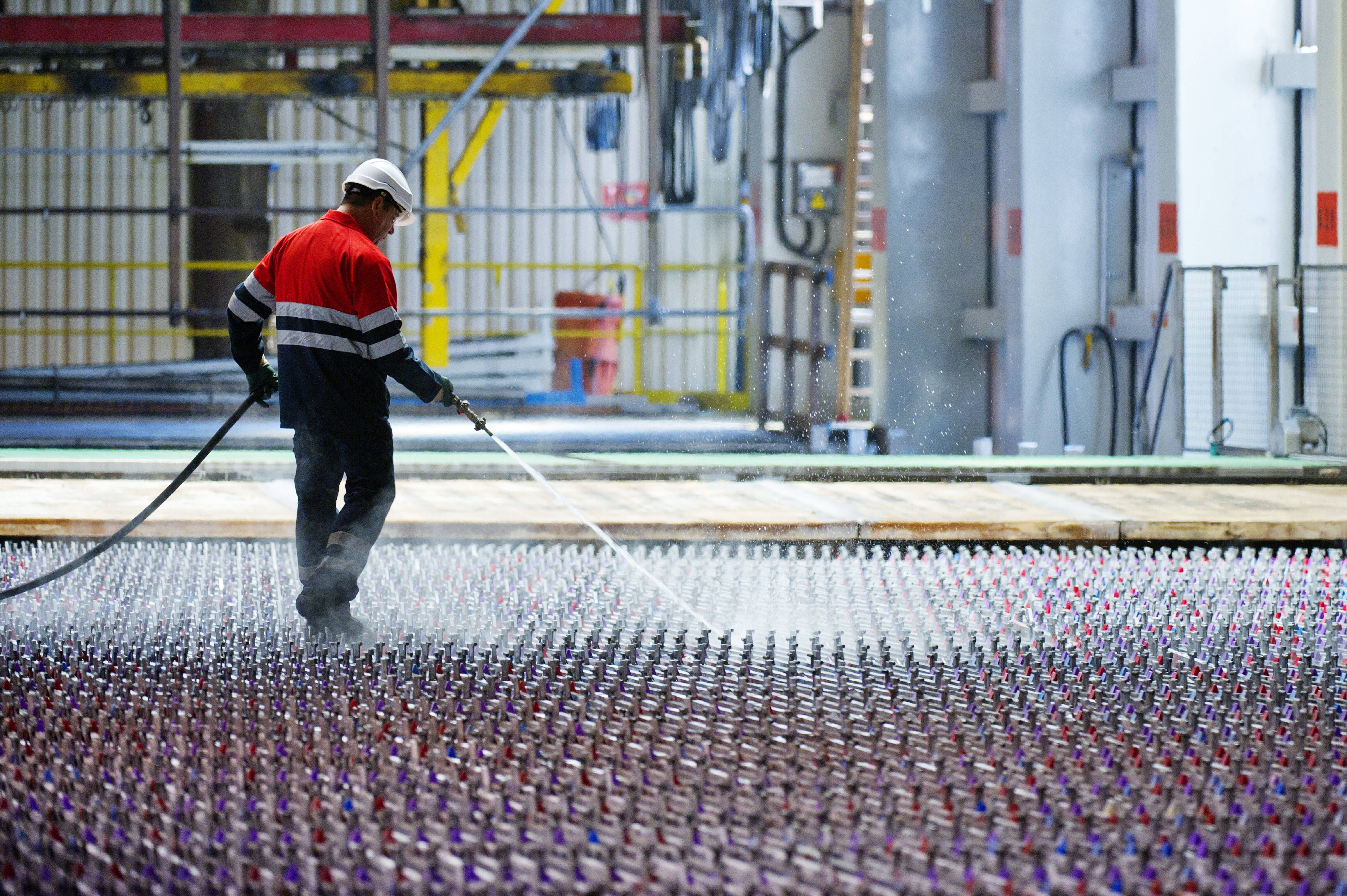 Electrolysis processing plant